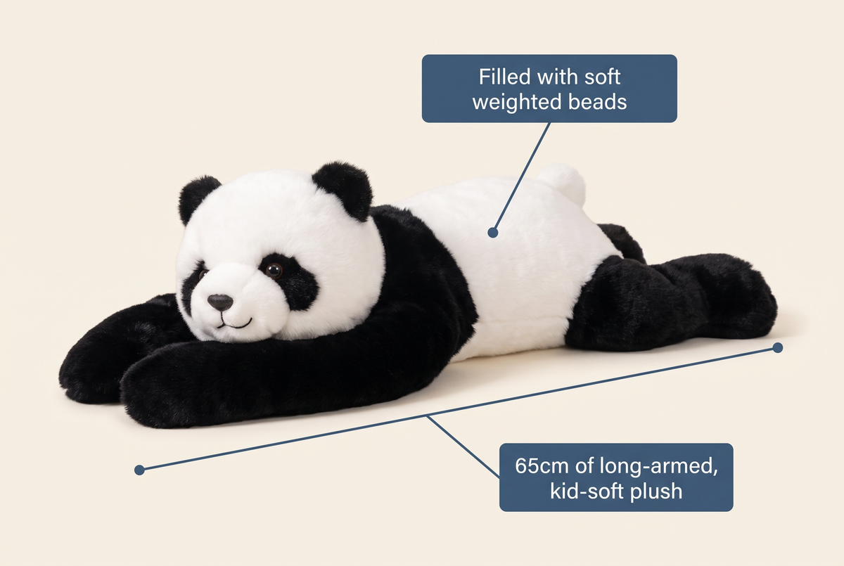 The Weighted Buddy — Big 65cm Huggable Cuddle Companion