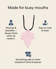 Silicone Chew Pendant for Busy Mouths